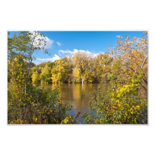 Impression Photo Folithe Automne Le Long Du Minnesota (Devant)