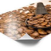 Impression Photo Fond de grains de café (Coin)