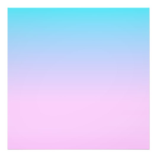 Impression Photo Fond dégradé bleu et rose (Devant)