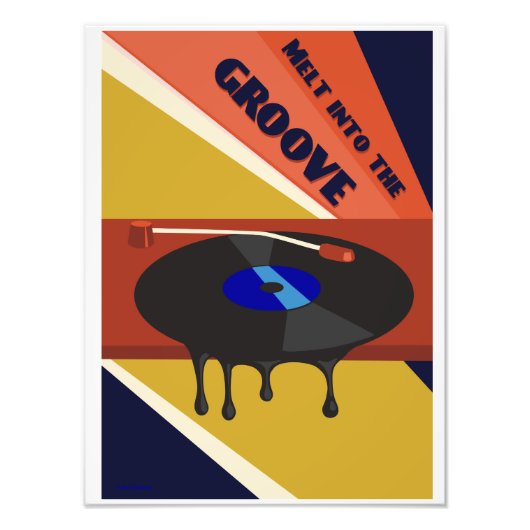 Impression Photo Fondre dans l'affiche Groove (Devant)