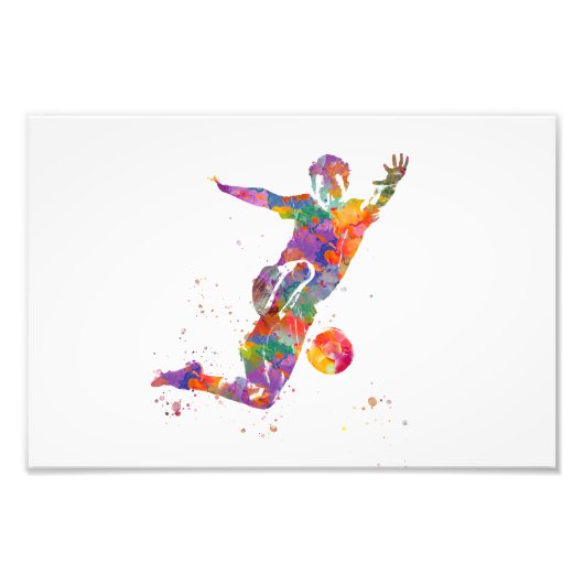 Impression Photo Football player (Devant)