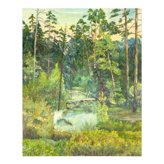 Impression Photo forêt (Devant)