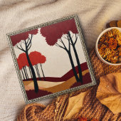 Impression Photo Forêt Crimson