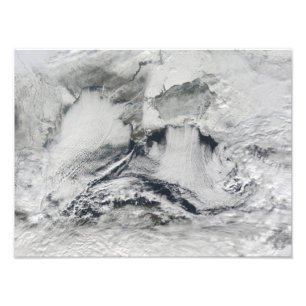 Impression Photo Formation de nuage au-dessus de la Mer Noire