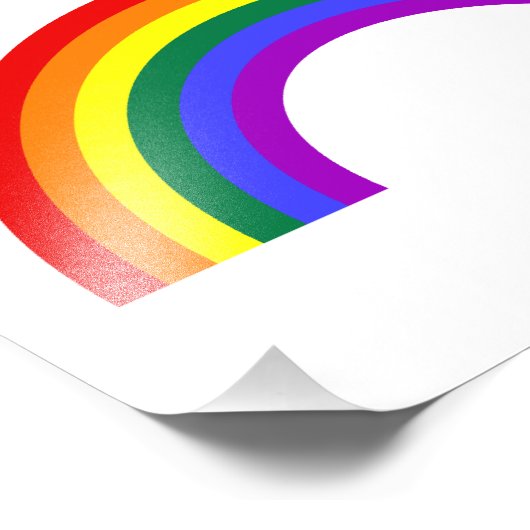 Impression Photo Forme arc-en-ciel (Coin)