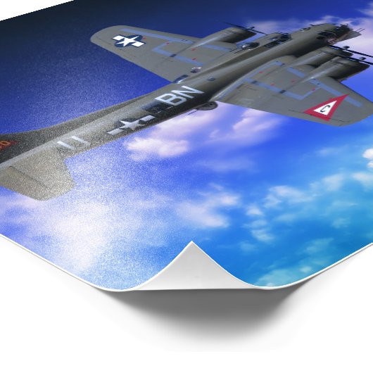 Impression Photo Forteresse volante B-17 (Coin)