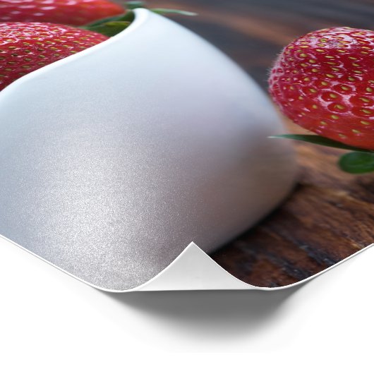 Impression Photo Fraise (Coin)