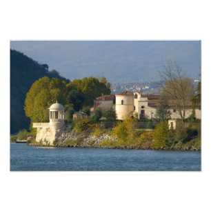 Impression Photo France, Rhône, ville près de Vienne