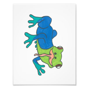 Impression Photo Frank la gravure de grenouille