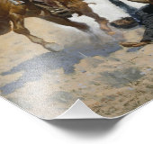 Impression Photo Frederic Remington - Aidez un camarade (Coin)