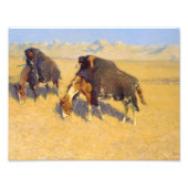 Impression Photo Frederic Remington - Indiens simulant le bison (Devant)