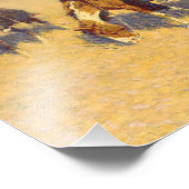 Impression Photo Frederic Remington - Indiens simulant le bison (Coin)