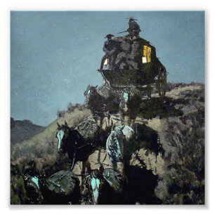 Impression Photo Frederick Remington « La vieille diligence »