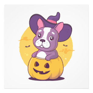 Impression Photo Frenchie Halloween