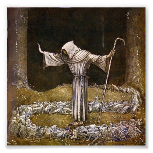 Impression Photo “Frère Martin” Aquarelle de John Bauer