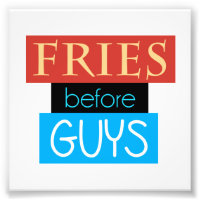 Fries avant les garçons