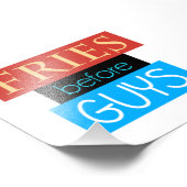 Impression Photo Fries avant les garçons (Coin)