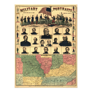 Impression Photo Frontière de guerre civile Portraits militaires 18