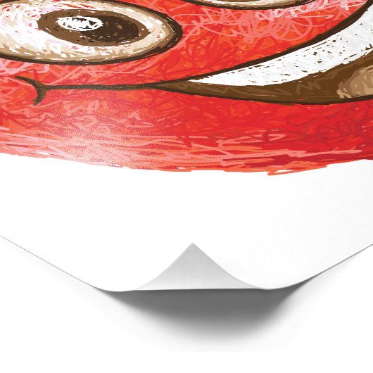 Impression Photo fruit de pomme rouge (Coin)