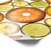 Impression Photo Fruits Citrins (Coin)