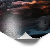 Impression Photo fumée colorée (Coin)