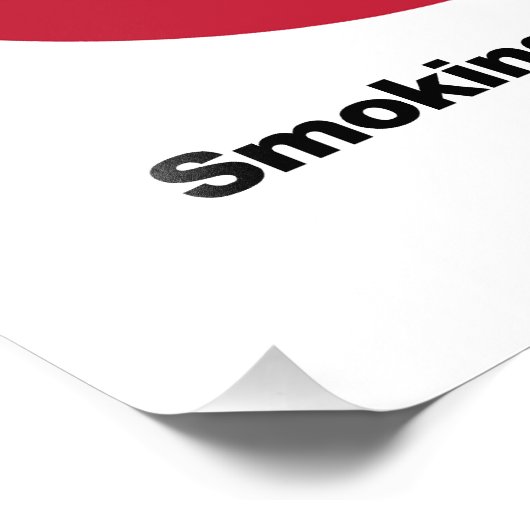 Impression Photo Fumer interdit. Vapage autorisé (Coin)