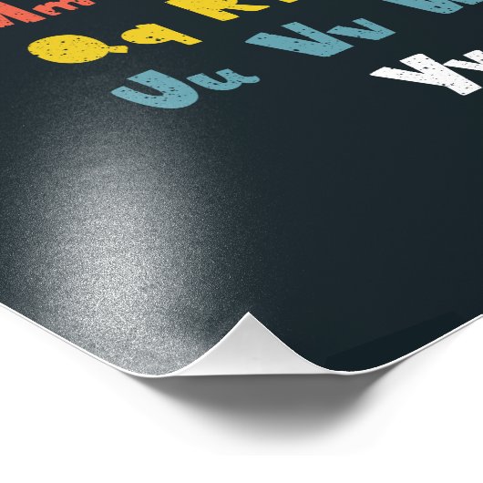 Impression Photo Funky ABC Early Learning ABC Learning ABC Art (Coin)