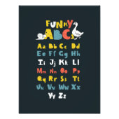 Impression Photo Funky ABC Early Learning ABC Learning ABC Art (Devant)