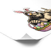 Impression Photo Funny Bigfoot Easter Egg Rock Sasquatch Easter Day (Coin)