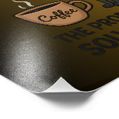 Impression Photo Funny Grumpy Cat Coffee Cartoon | Humor Coffee (Coin)