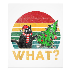 Impression Photo Funny Ugly Sweet de Noël Chemise Naughty Chat San