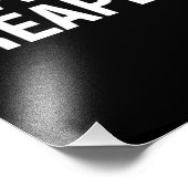 Impression Photo Funny Wake Fast Repeat Graphisme Sarcastique (Coin)