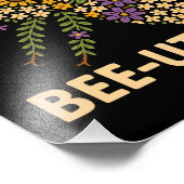 Impression Photo Fusion florale abeille (Coin)