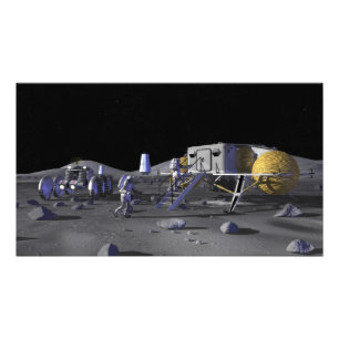 Impression Photo Futures missions 3 d'exploration d'espace