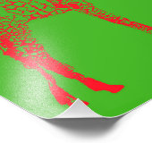 Impression Photo Gabarit rouge (Coin)