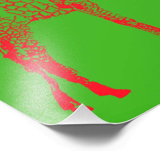 Impression Photo Gabarit rouge (Coin)