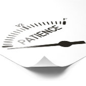 Impression Photo Gage de gaz hors de la patience (Coin)