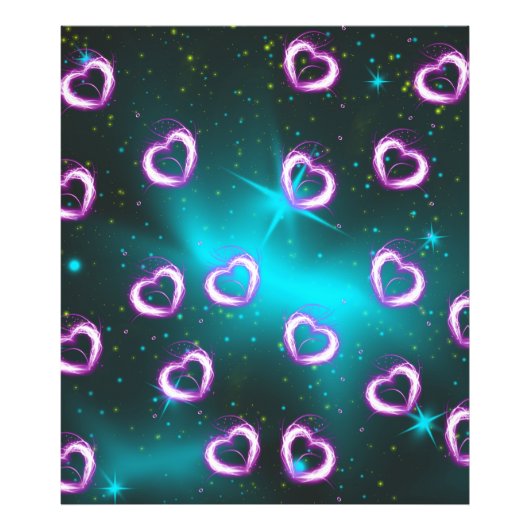 Impression Photo Galaxie de coeur (Devant)