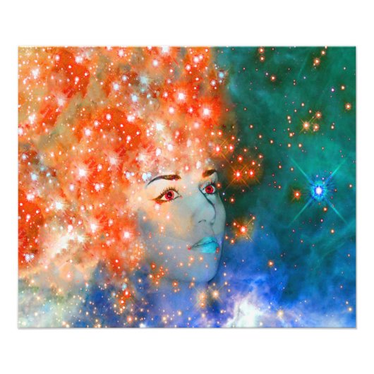 Impression Photo Galaxie rouge (Devant)