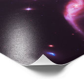 Impression Photo Galaxies Rose Pâle (Coin)