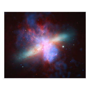 Impression Photo Galaxy M82 Hubble NASA