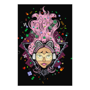 Impression Photo Gamer fille