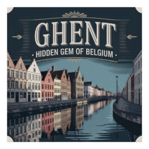 Impression Photo Gand - Joyau Caché de la Belgique