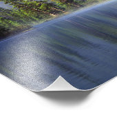 Impression Photo Garçons pêchant du canot avec de la brume dans (Coin)