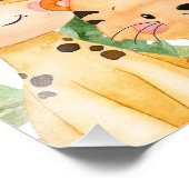 Impression Photo Garçons Safari Animaux Affiche de bienvenue d'anni (Coin)