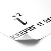 Impression Photo Garder ça réel (Coin)