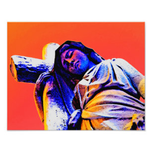 Impression Photo Garder l'art du cimetière de foi