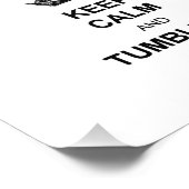 Impression Photo Gardez calme et gymnase tumultueuse (Coin)