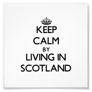 Impression Photo Gardez le calme en habitant en Ecosse
