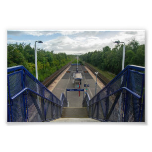 Impression Photo Gare de Burnley Rose Grove